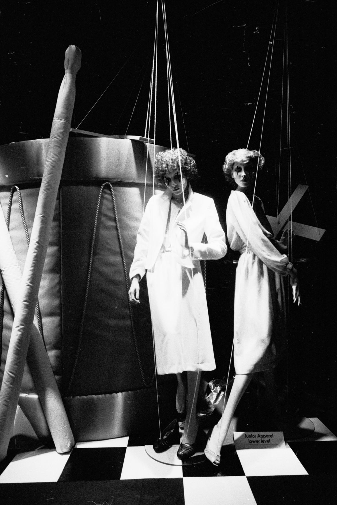 Store display at Hart-Albin, 1983